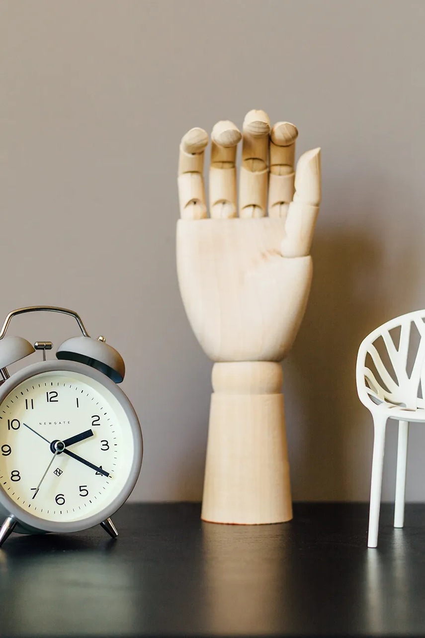 Ξυπνητήρι Newgate Charlie Bell Echo χρώμα: γκρι, 0 φωτογραφία