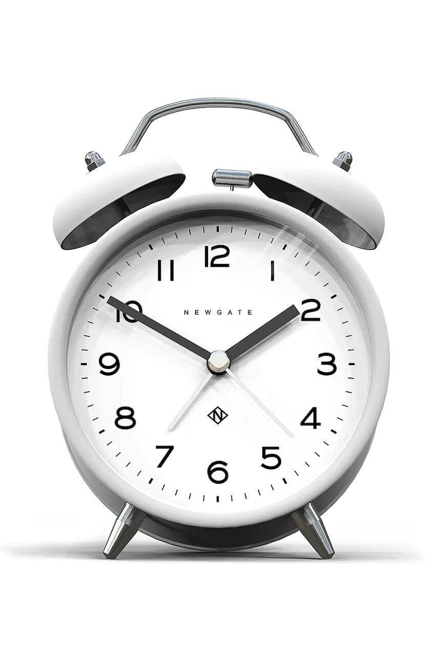Newgate ceas cu alarmă Charlie Bell Echo culoarea alb