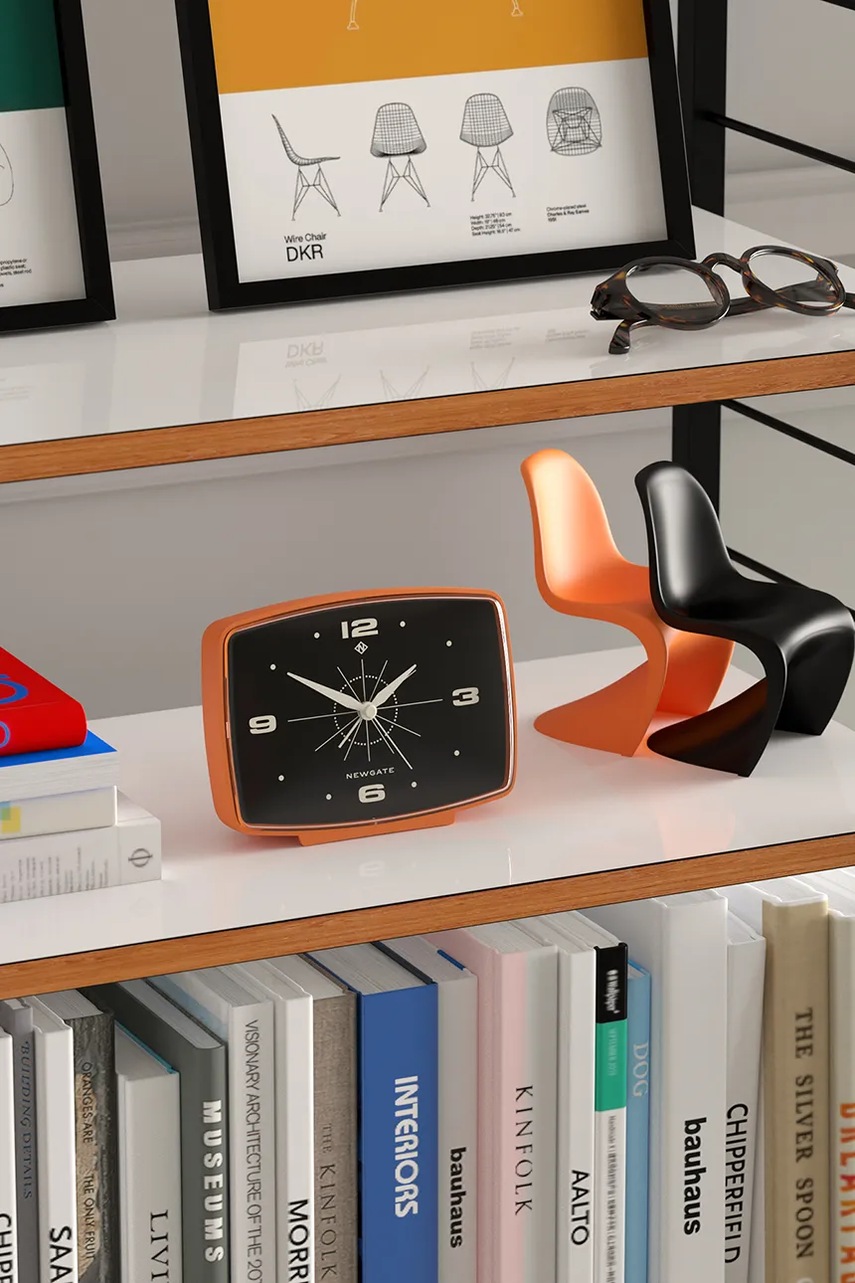 Ξυπνητήρι Newgate Brooklyn χρώμα: πορτοκαλί, 0 φωτογραφία