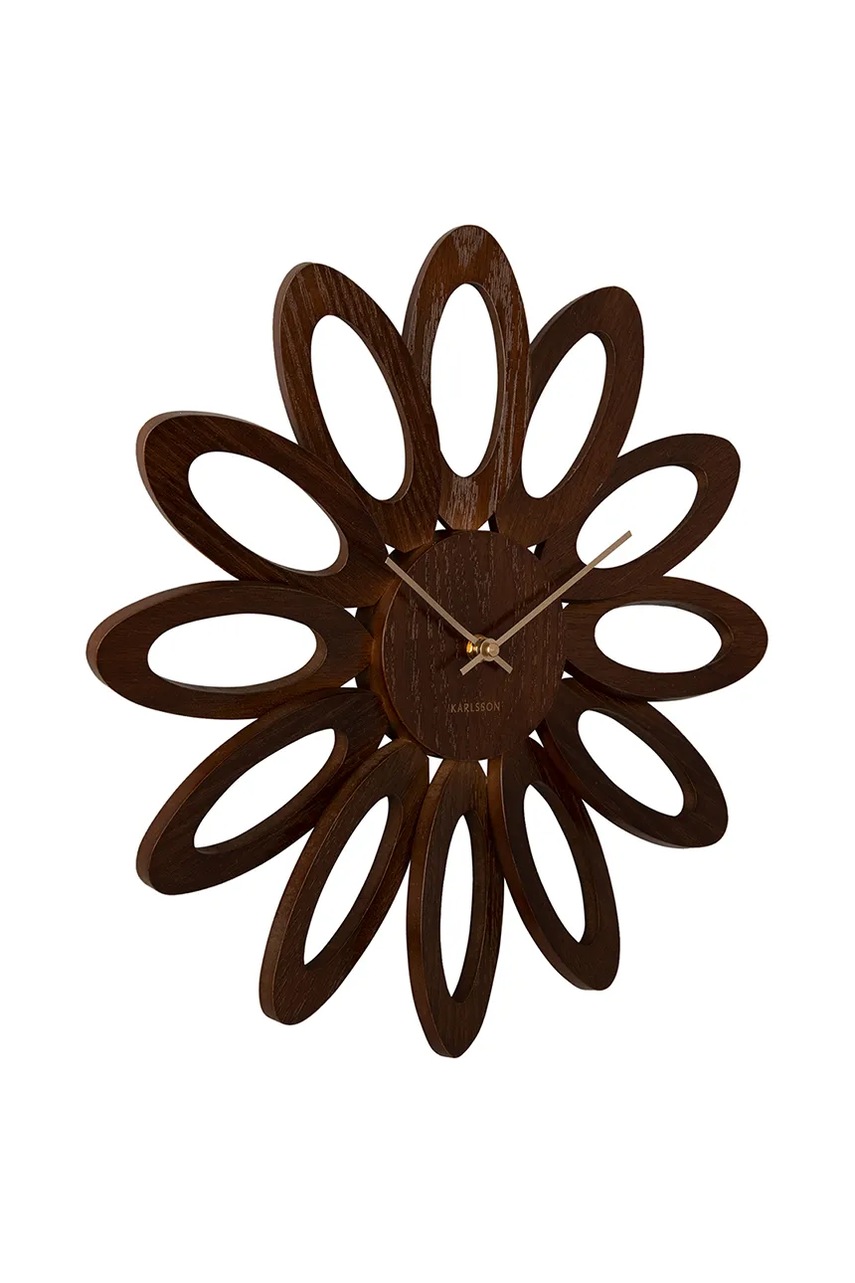 Настенные часы Fiore цвет коричневый