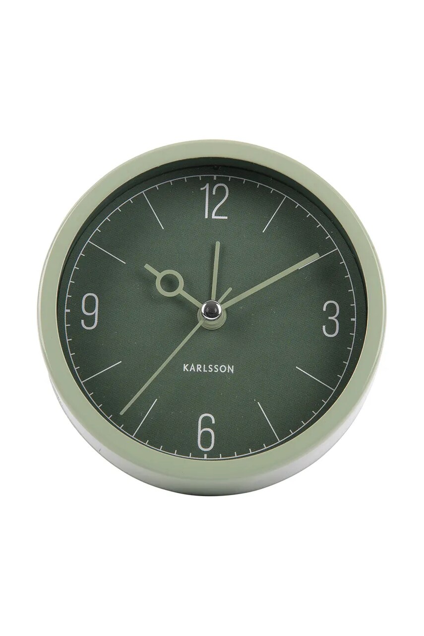 Karlsson ceas cu alarmă Monocle culoarea verde
