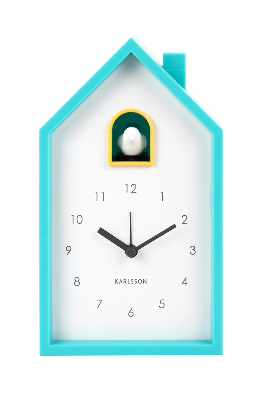 Karlsson ceas cu cuc Modern Cuckoo culoarea turcoaz Karlsson ceas cu cuc Modern Cuckoo culoarea turcoaz