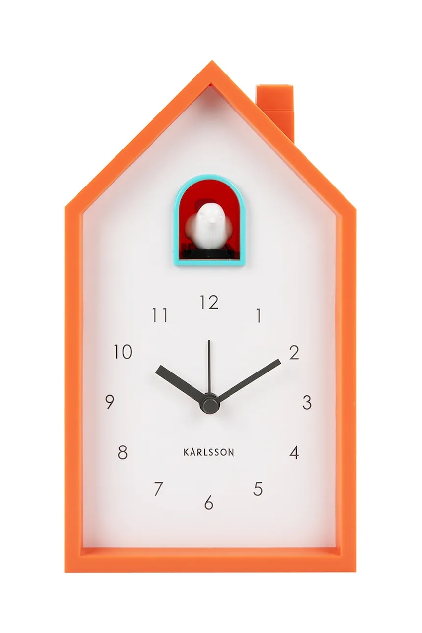 Karlsson ceas cu cuc Modern Cuckoo culoarea portocaliu