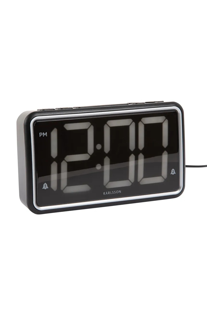 Будильник Karlsson New Retro цвет чёрный