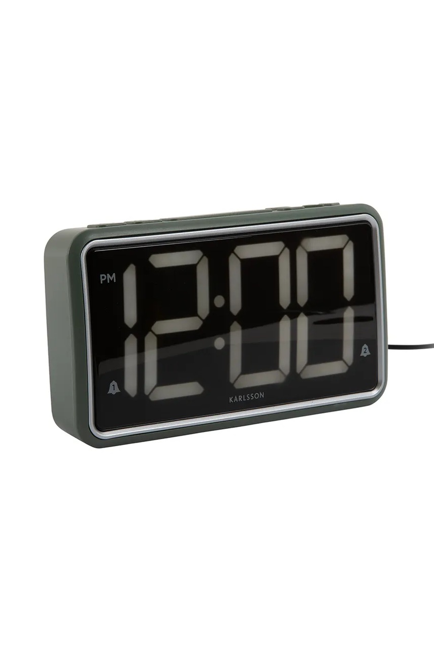 Будильник Karlsson New Retro цвет зелёный
