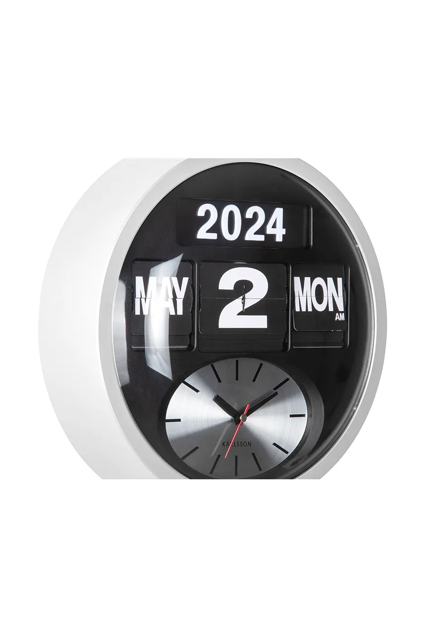 Nástěnné hodiny Karlsson Round Flip (obrázek 3)