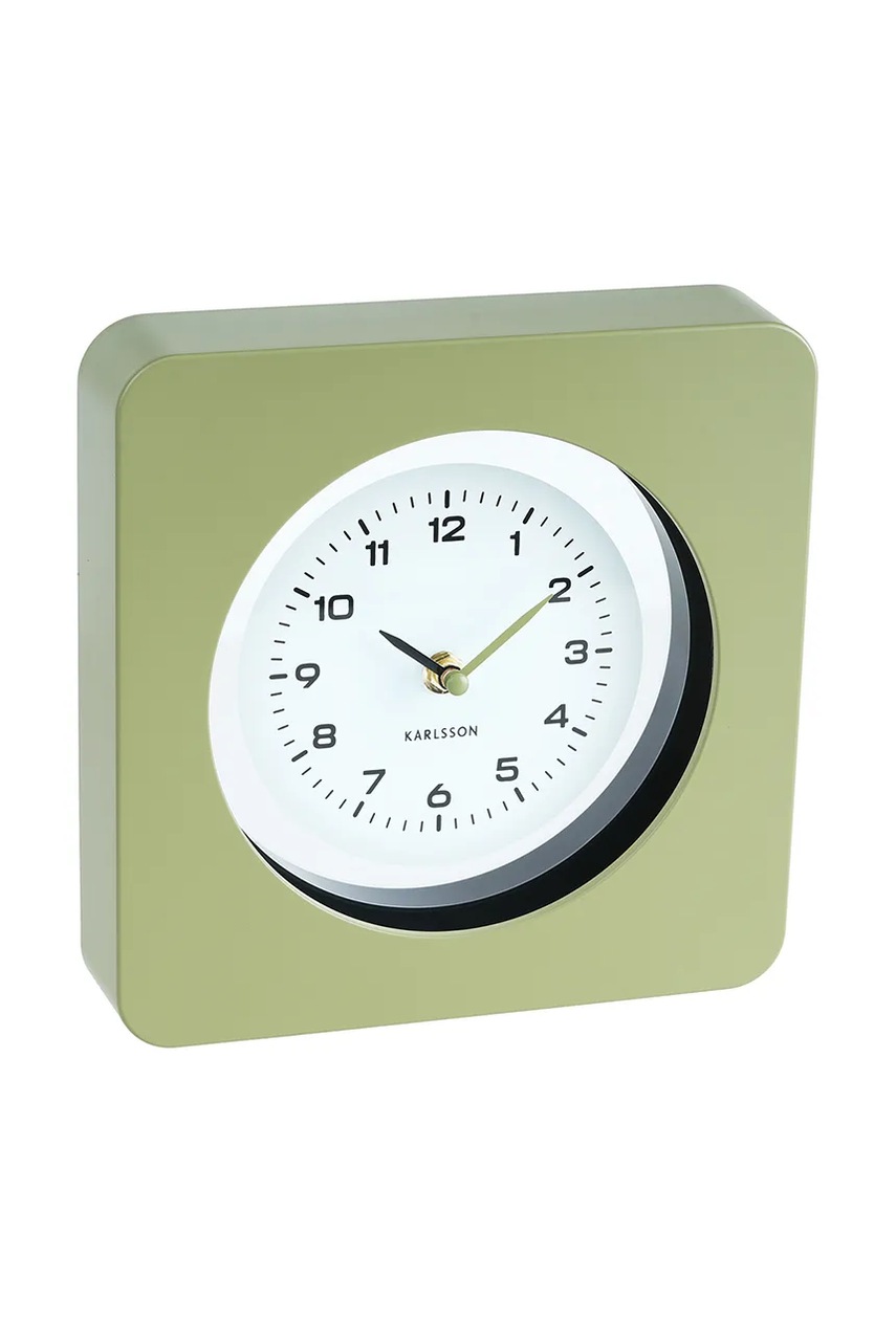 Настенные часы Karlsson New Vintage цвет зелёный
