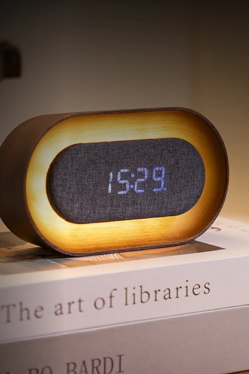 Ξυπνητήρι led Gingko Design Lumos 15 cm φωτογραφία