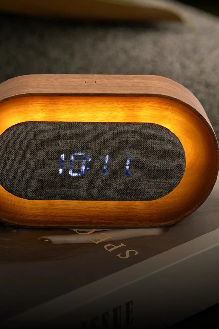 Ξυπνητήρι led Gingko Design Lumos 15 cm φωτογραφία