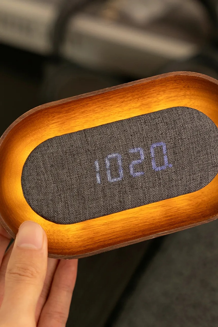 Ξυπνητήρι led Gingko Design Lumos 15 cm φωτογραφία