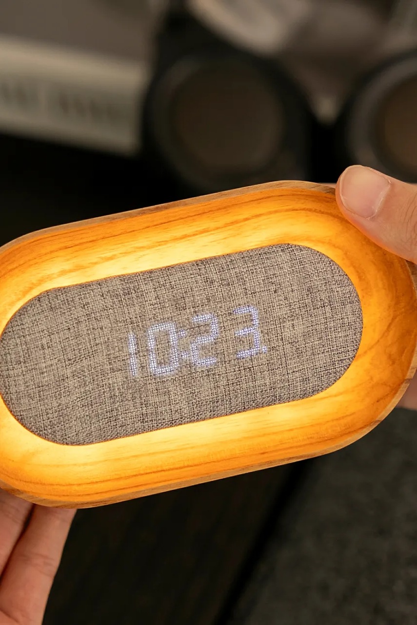 Ξυπνητήρι led Gingko Design Lumos 15 cm φωτογραφία