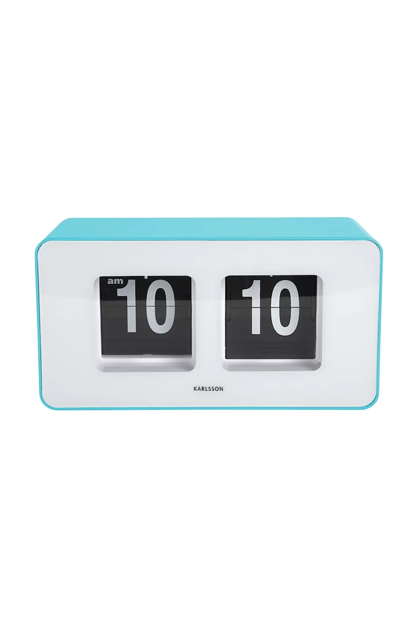 Karlsson ceas de masă Funky Flip culoarea turcoaz Karlsson ceas de masă Funky Flip culoarea turcoaz