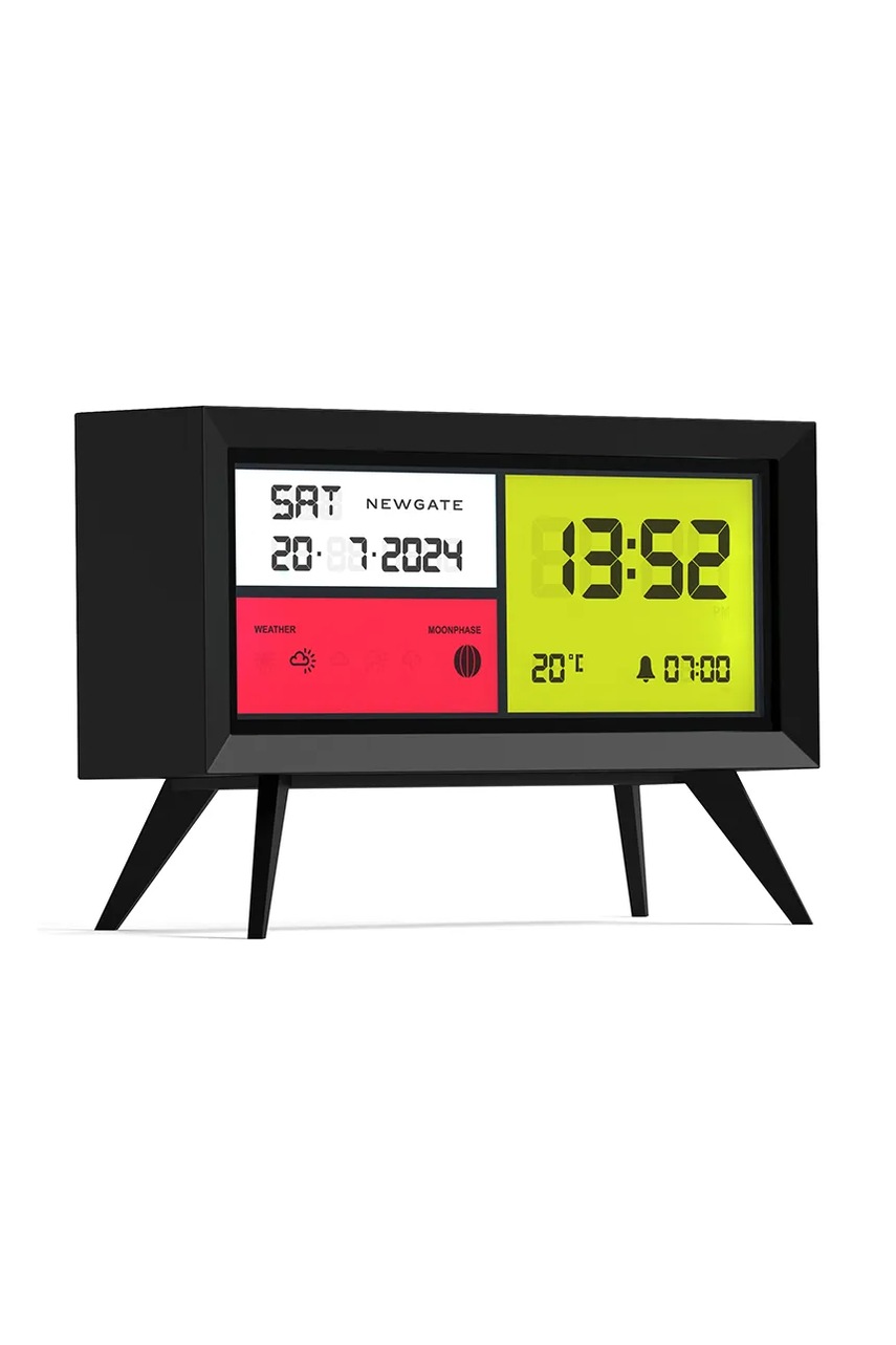 Ξυπνητήρι Newgate Spectronoma LCD 21,8 cm χρώμα: μαύρο φωτογραφία