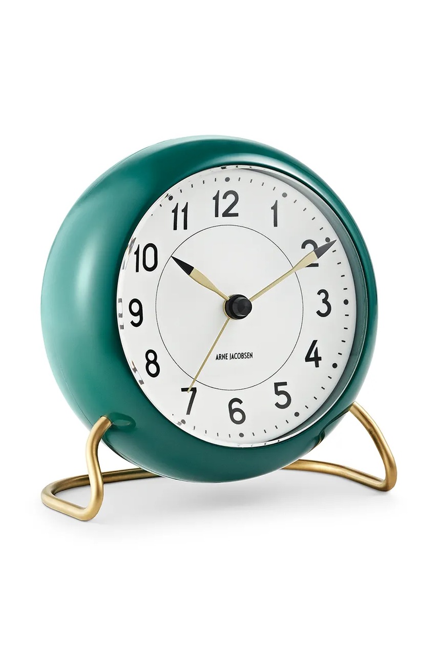 Ξυπνητήρι Rosendahl x Arne Jacobsen 11 cm χρώμα: πράσινο φωτογραφία