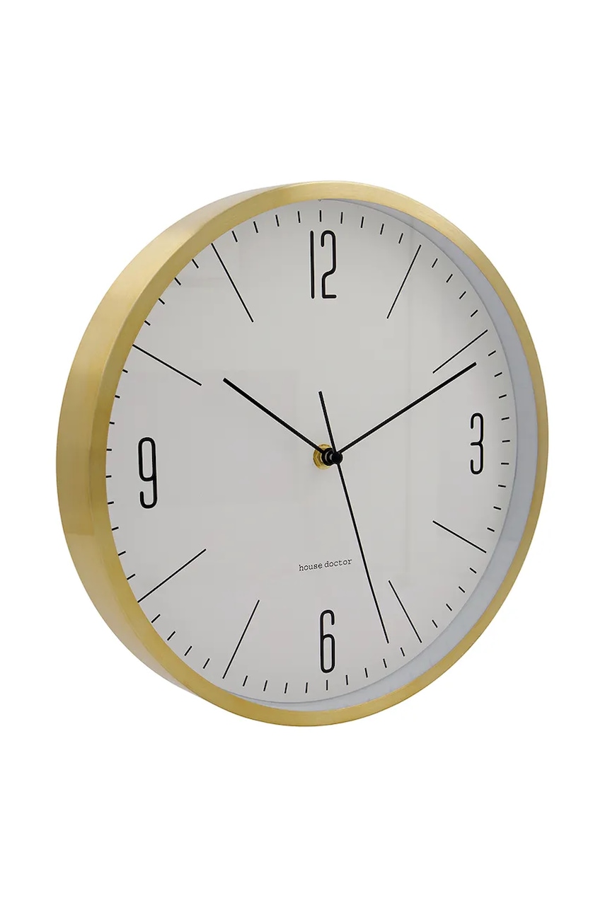 House Doctor ceas de perete HDHour 30 cm culoarea verde