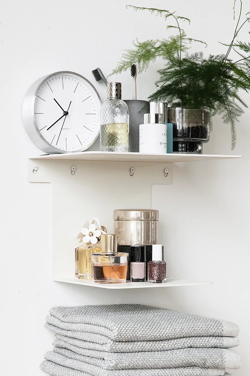 Επιτραπέζιο ρολόι House Doctor HDHannah 15 cm χρώμα: γκρι φωτογραφία