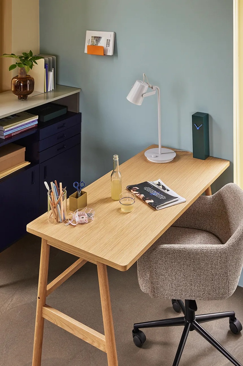 Ρολόι Hübsch Hour 8 x 8 x 28 cm χρώμα: πράσινο φωτογραφία