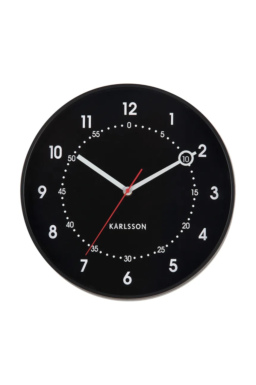 Karlsson ceas 31,5 x 4,5 cm culoarea negru