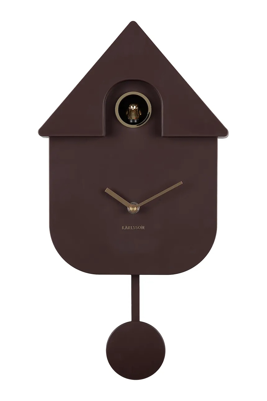 Karlsson ceas cu cuc Modern Cuckoo 21,5 x 41 x 8,5 cm culoarea maro