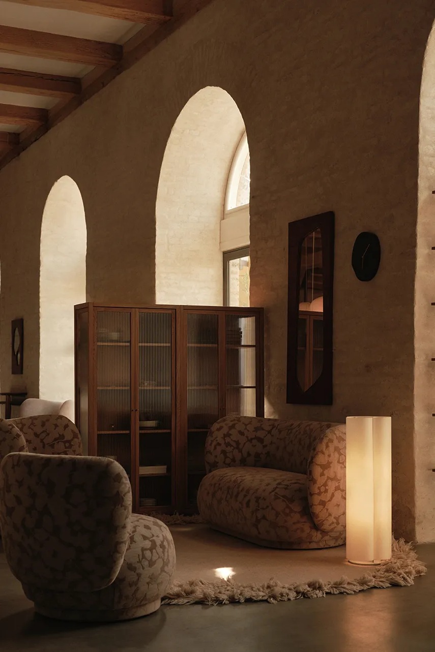 Ρολόι τοίχου ferm LIVING Melt 28 x 33 cm φωτογραφία