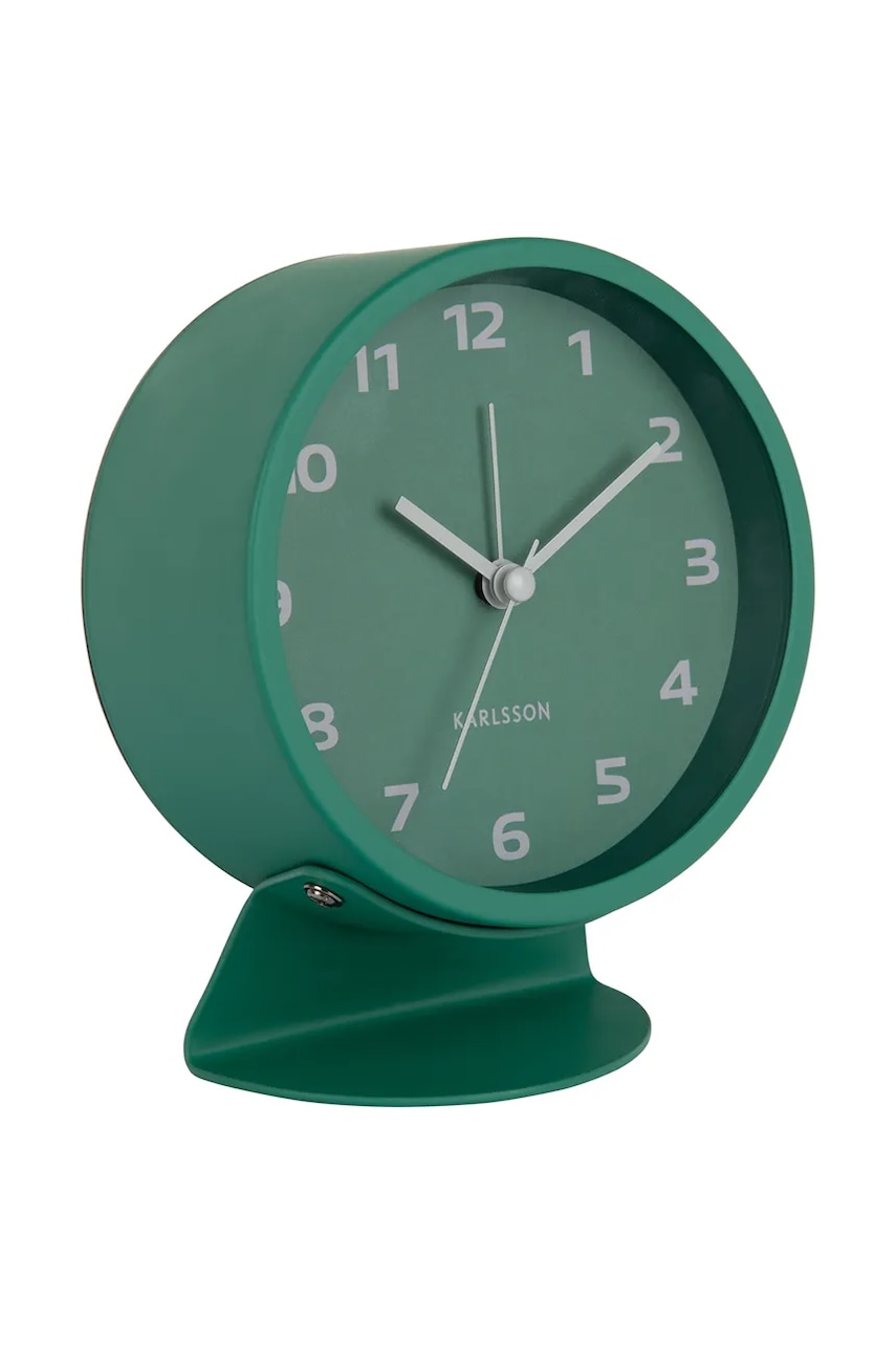 Karlsson ceas cu alarmă Cool Retro 11 x 13 x 5,5 cm culoarea verde