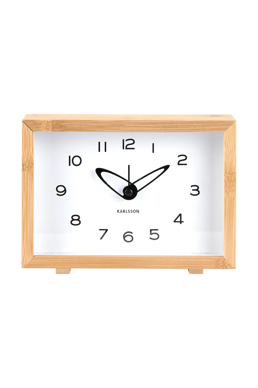 Karlsson ceas cu alarmă Tipico 19 x 14 x 4,5 cm culoarea bej