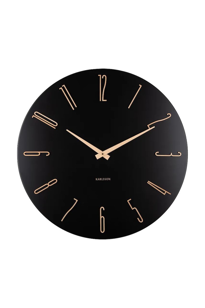 Karlsson ceas de perete Esmerado 40 cm culoarea negru