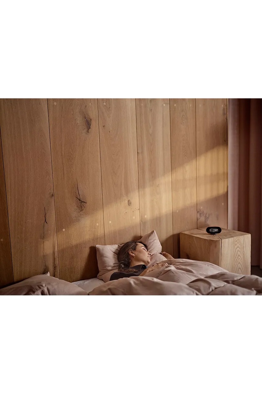 Ξυπνητήρι led Jacob Jensen 11,5 x 5,5 cm χρώμα: μαύρο φωτογραφία