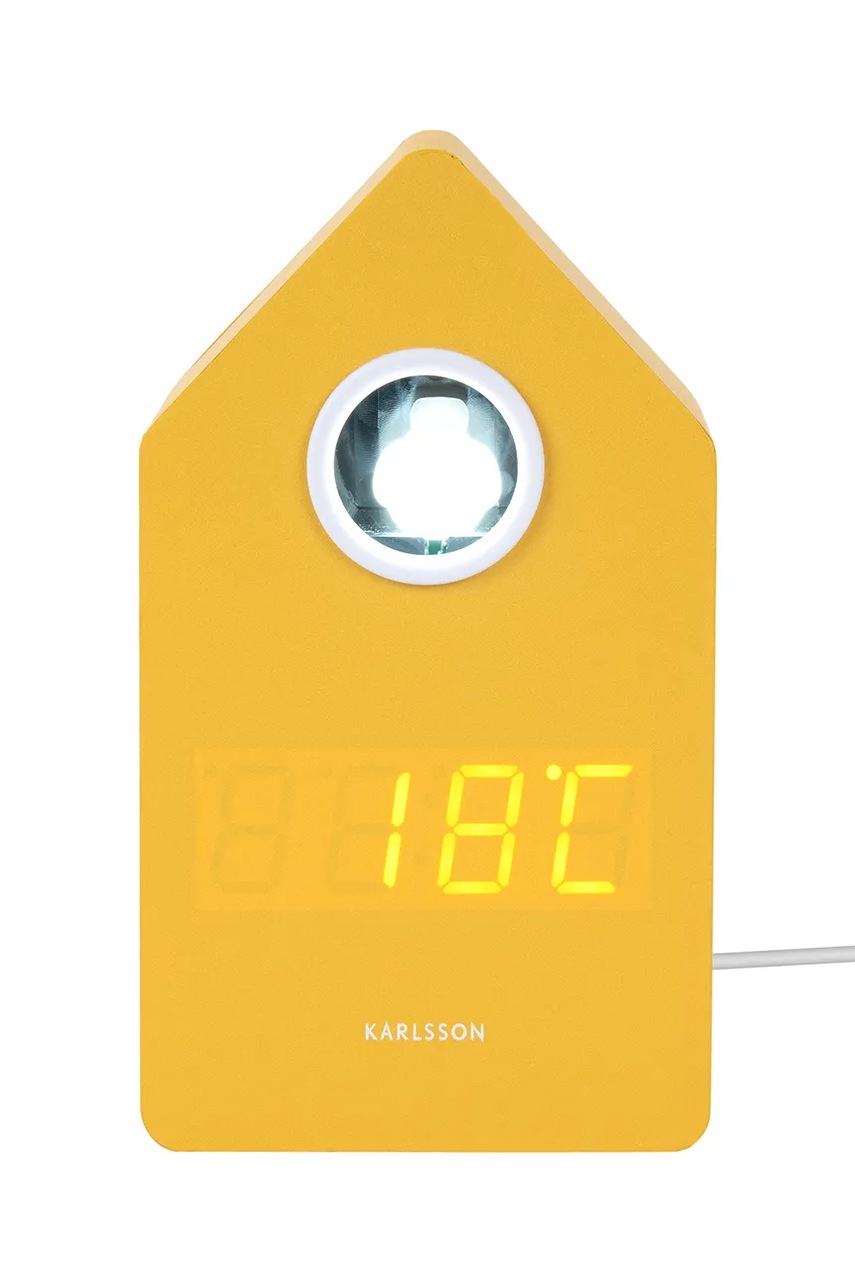 LED budík s kukačkou Karlsson Cuckoo LED 16 cm (obrázek 3)