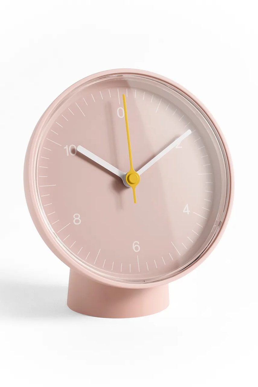 HAY HAY ρολόι επιτραπέζιο από πλαστικό 14,5 x 13 x 8 cm