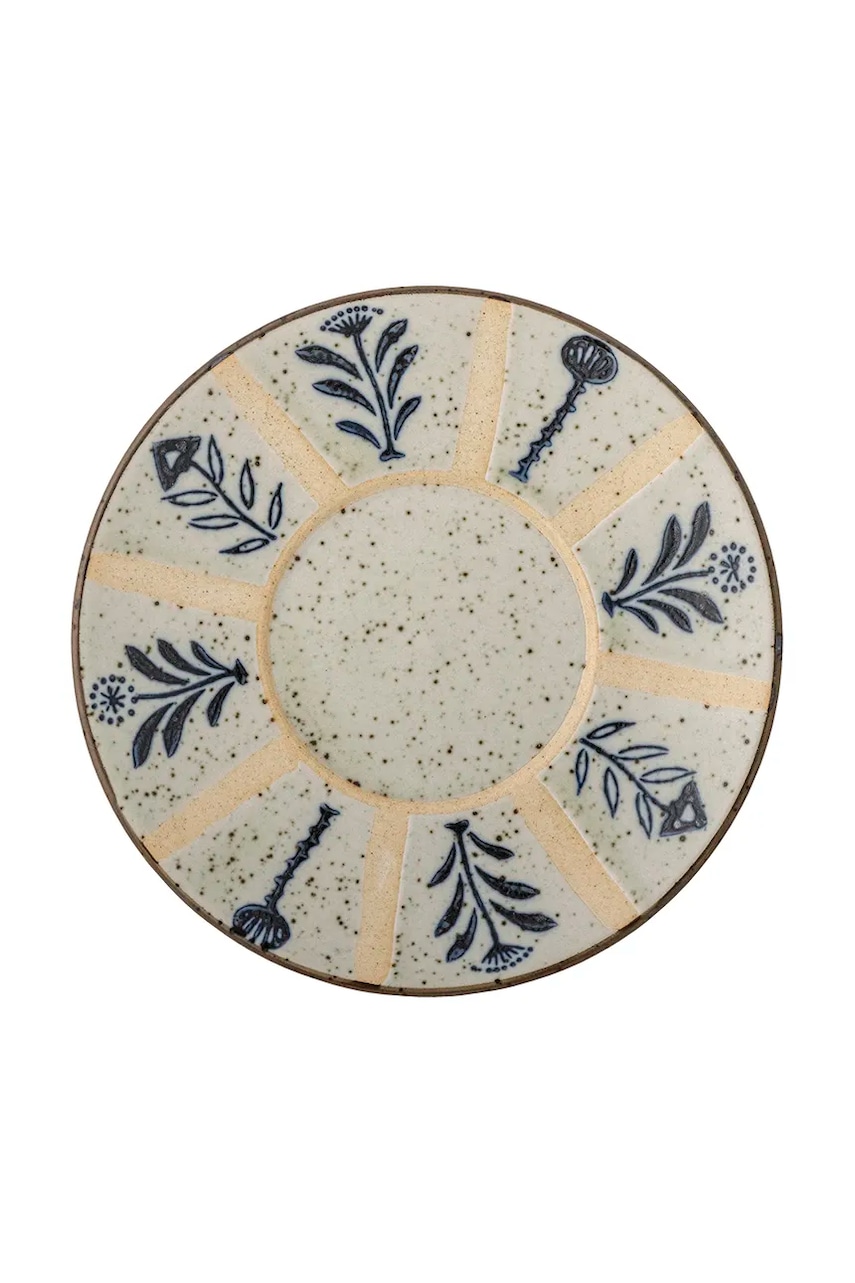 Bloomingville talerz deserowy kolor niebieski