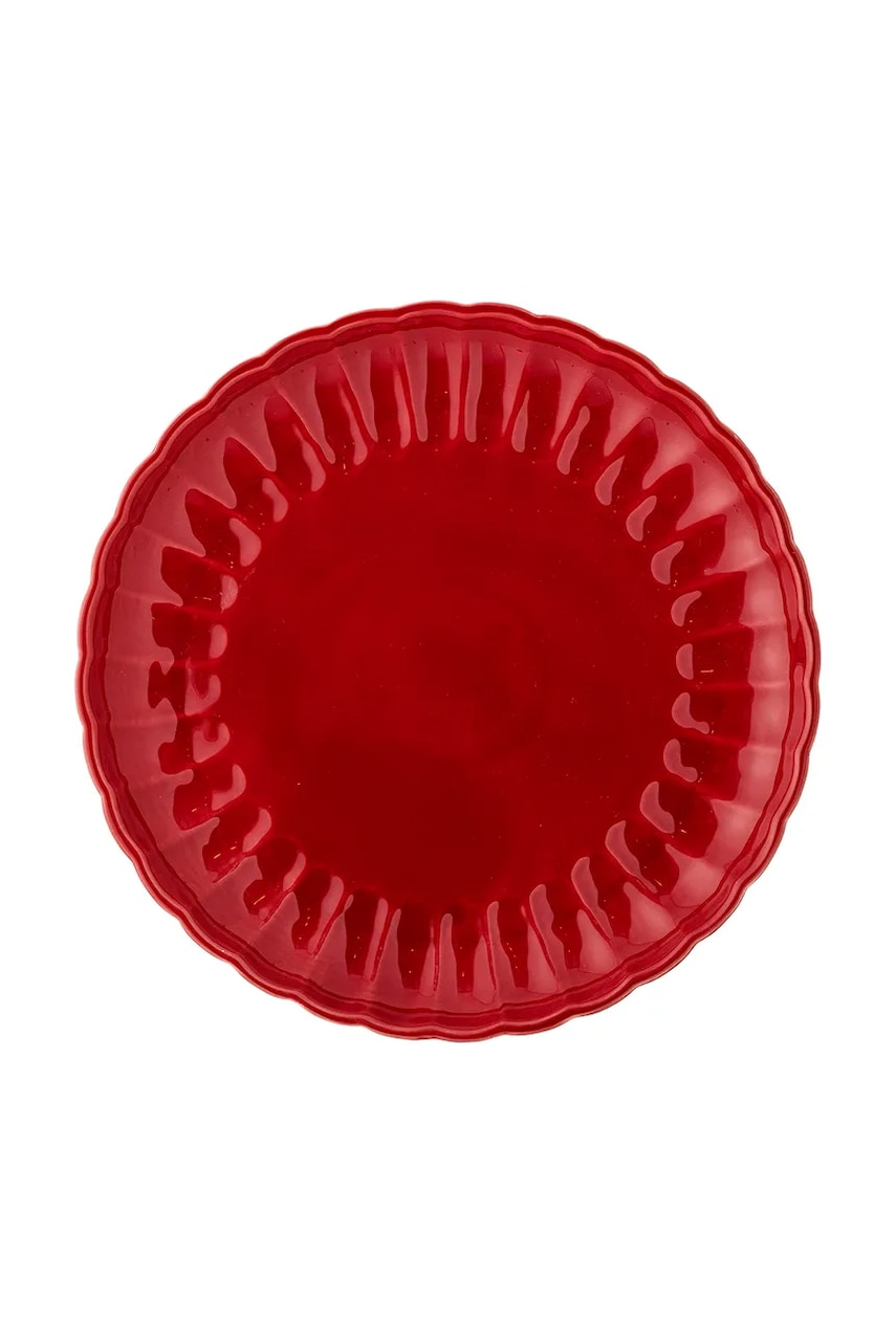 Bloomingville farfurie Latina culoarea rosu