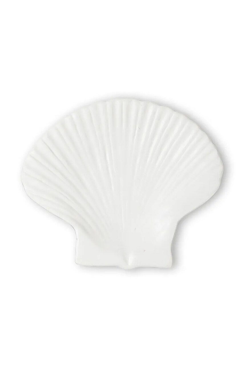 Byon farfurie Shell S culoarea alb Byon farfurie Shell S culoarea alb