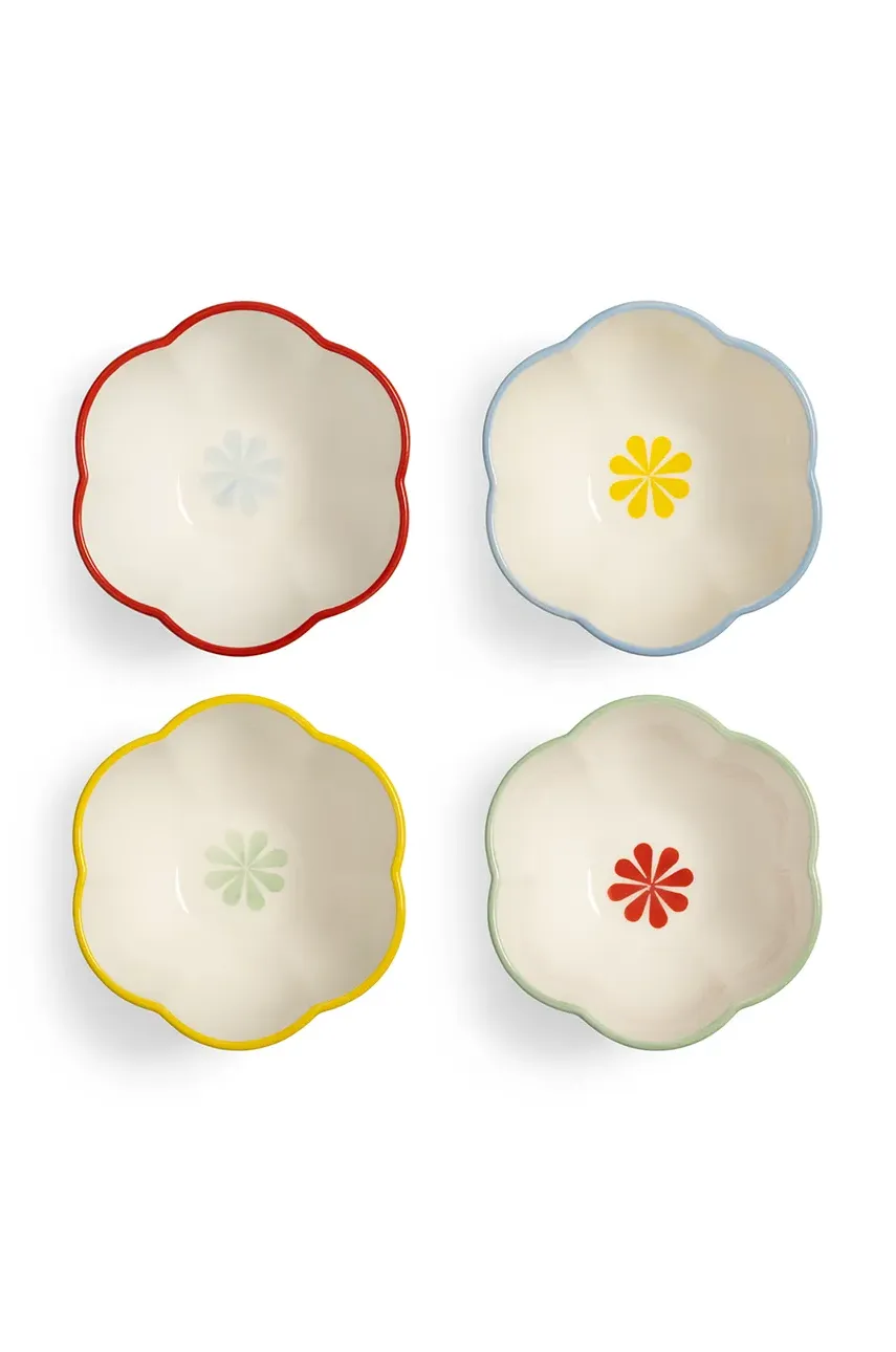 Levně Sada misek &k amsterdam folk small 4-pack více barev
