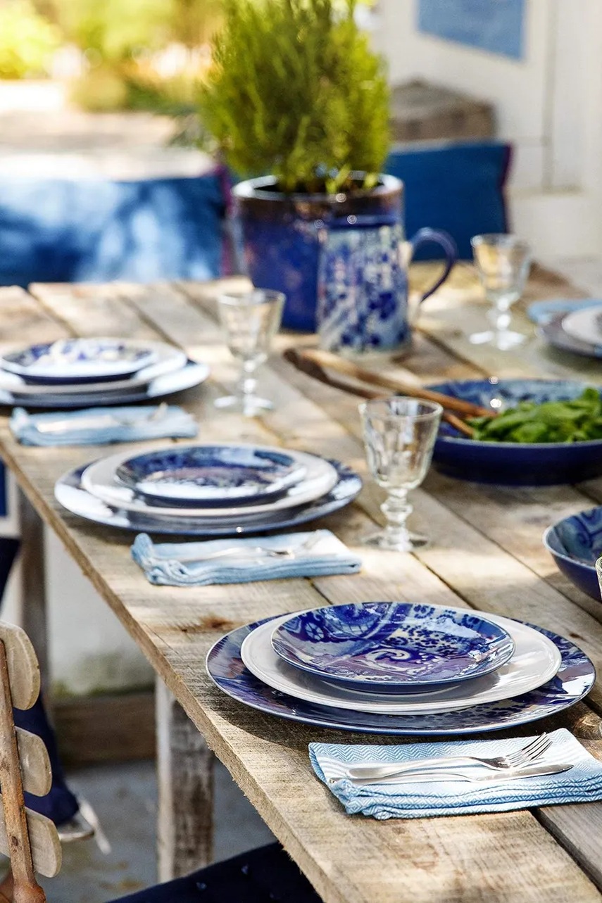 Σετ πιάτων γλυκού Costa Nova Lisboa 4-pack χρώμα: πολύχρωμο, 0 φωτογραφία