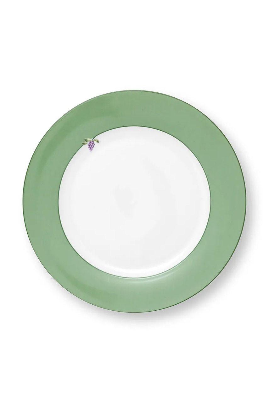 Pip Studio farfurie culoarea verde