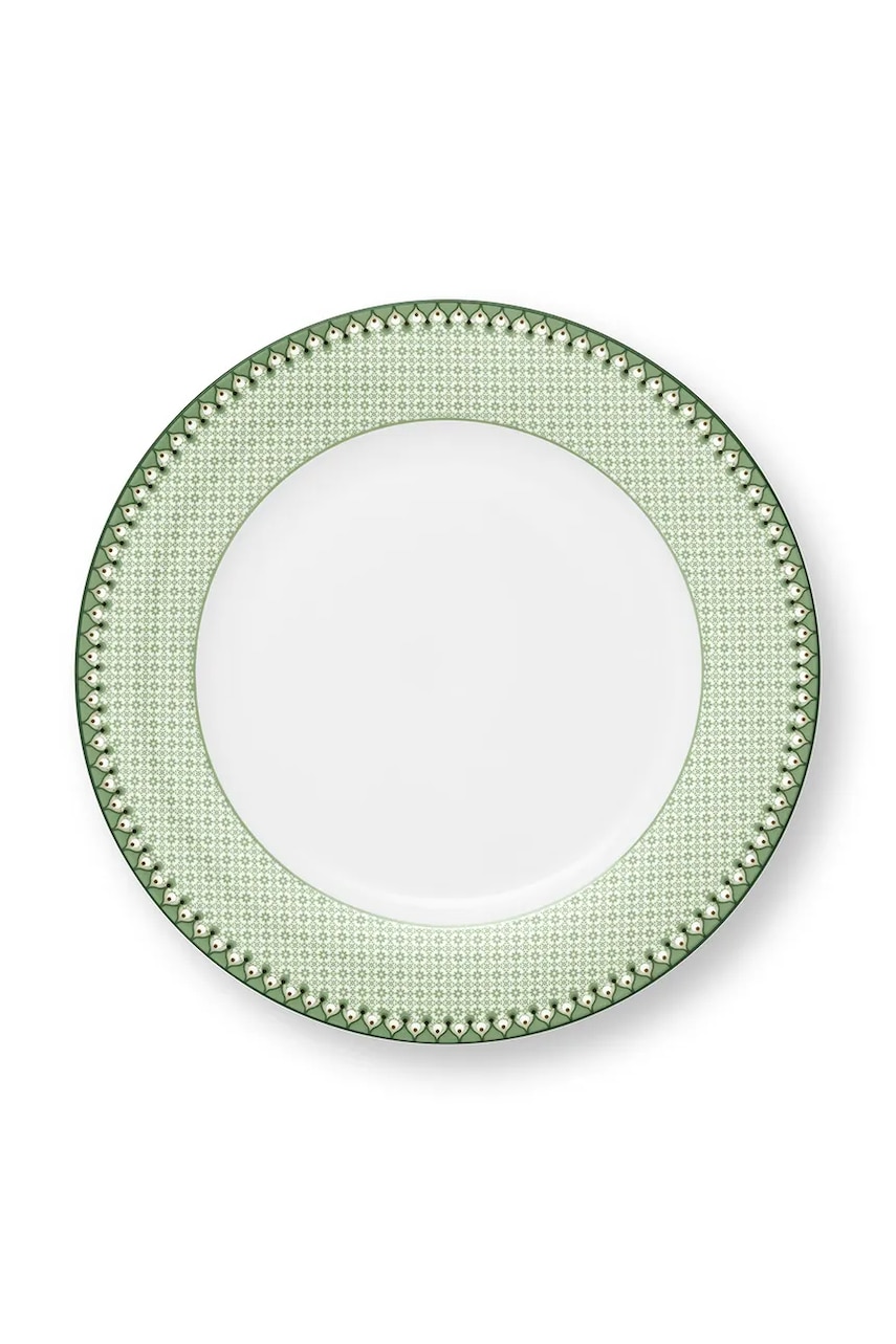 Pip Studio farfurie 26,5 cm culoarea verde