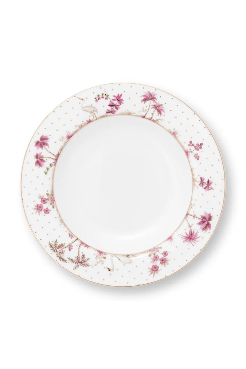 Pip Studio farfurie 21,5 cm 6-pack culoarea alb Pip Studio farfurie 21,5 cm 6-pack culoarea alb