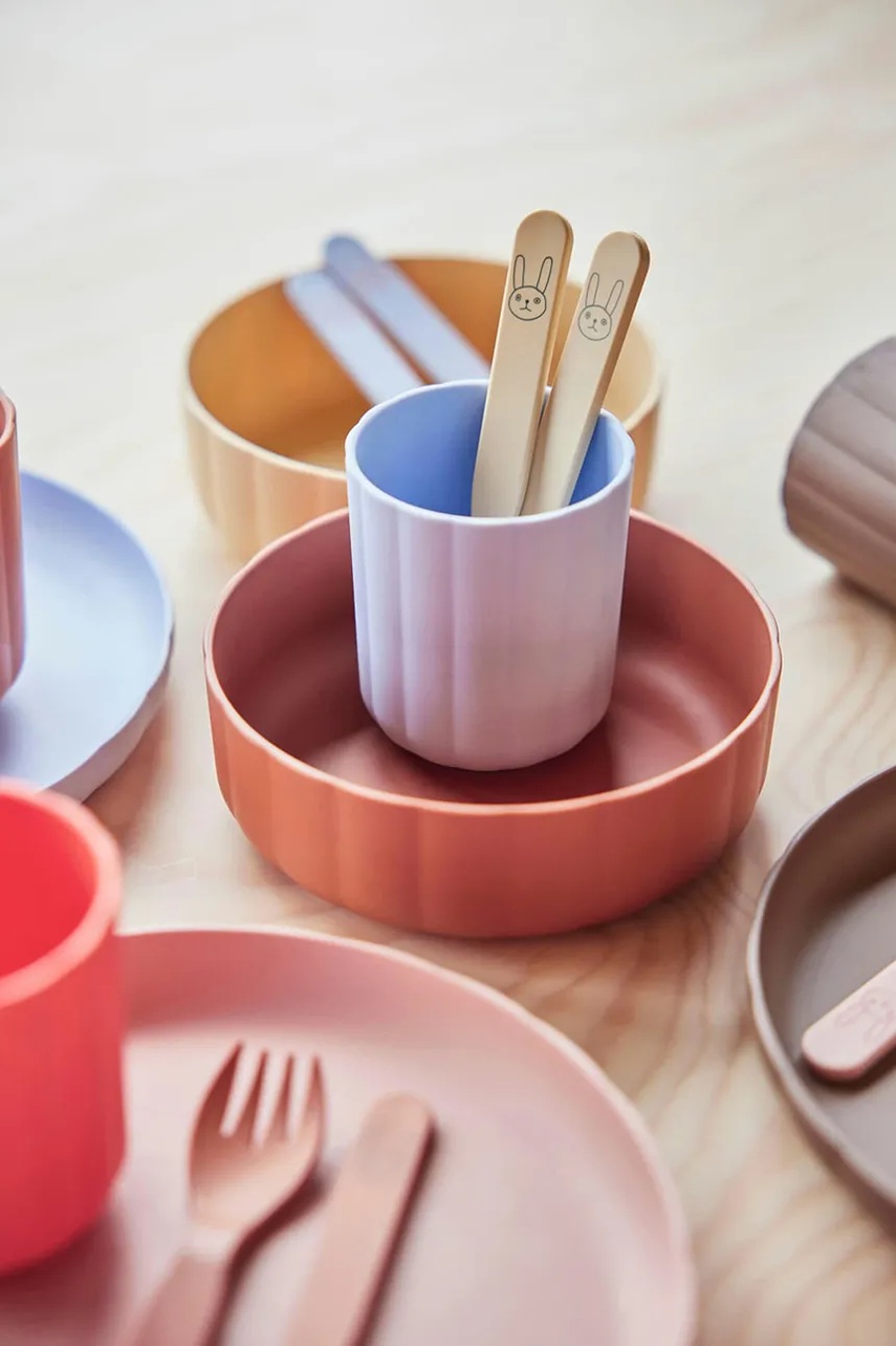 Тарелка и миска для детей OYOY Pullo