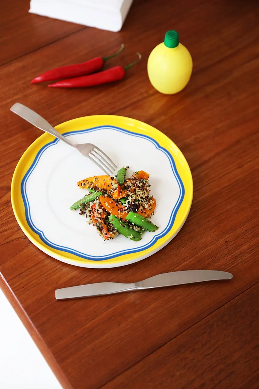 Mělký talíř &amp;k amsterdam daydream bulge yellow 26 cm (obrázek 3)