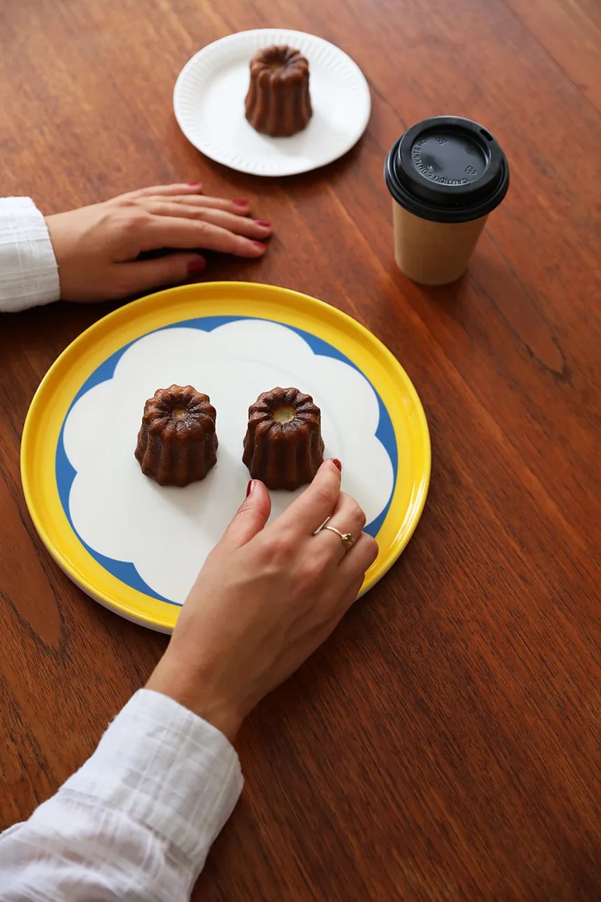 Тарелка &k amsterdam daydream arch yellow цвет жёлтый