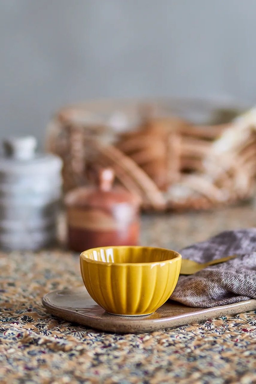 Σετ μπολ Bloomingville Latina 400 ml 6-pack χρώμα: κίτρινο φωτογραφία