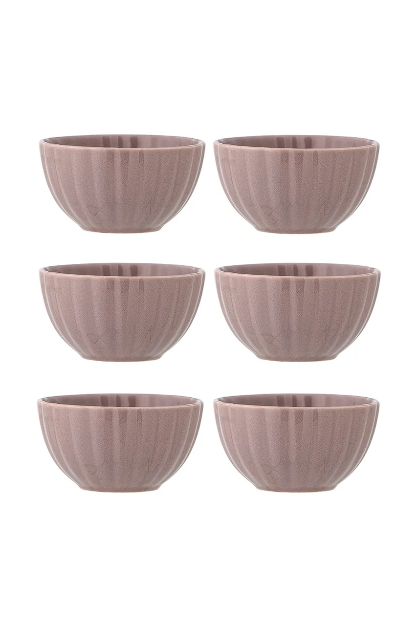 Bloomingville set de boluri Latina 400 ml 6-pack culoarea roz