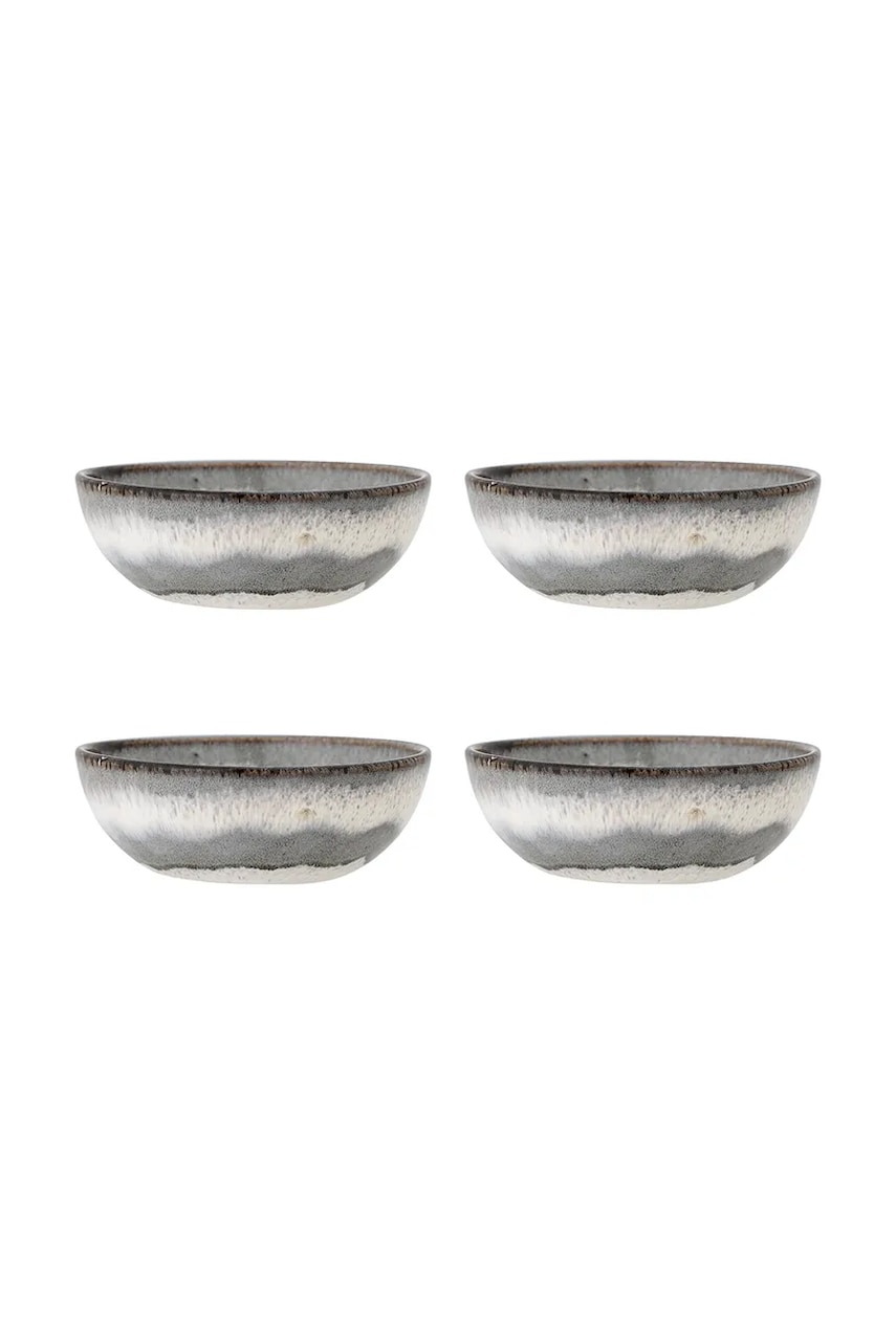 Bloomingville set de boluri Paula 525 ml 4-pack culoarea gri
