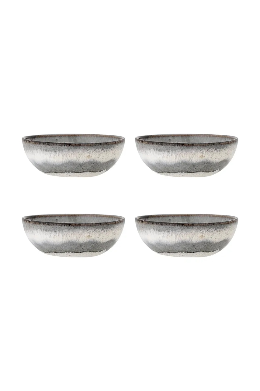 Bloomingville set de boluri Paula 525 ml 4-pack culoarea gri