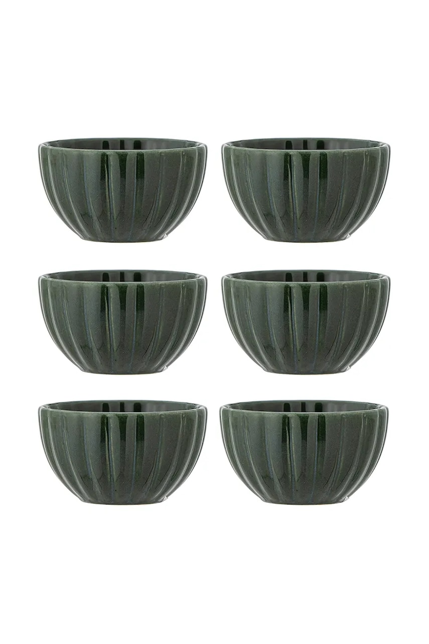 Bloomingville set de boluri Latina 165 ml 6-pack culoarea verde