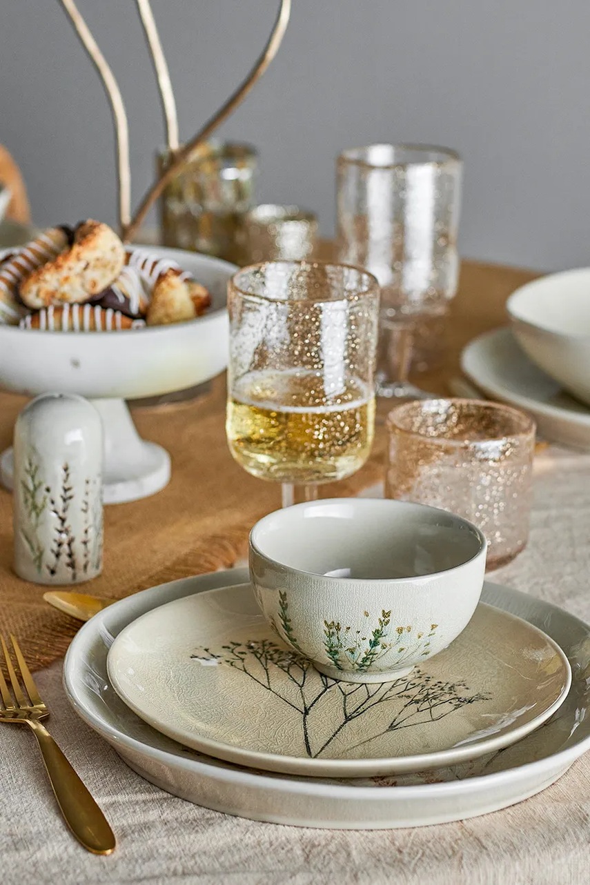 Σετ μπολ Bloomingville Bea 300 ml 6-pack χρώμα: μπεζ φωτογραφία