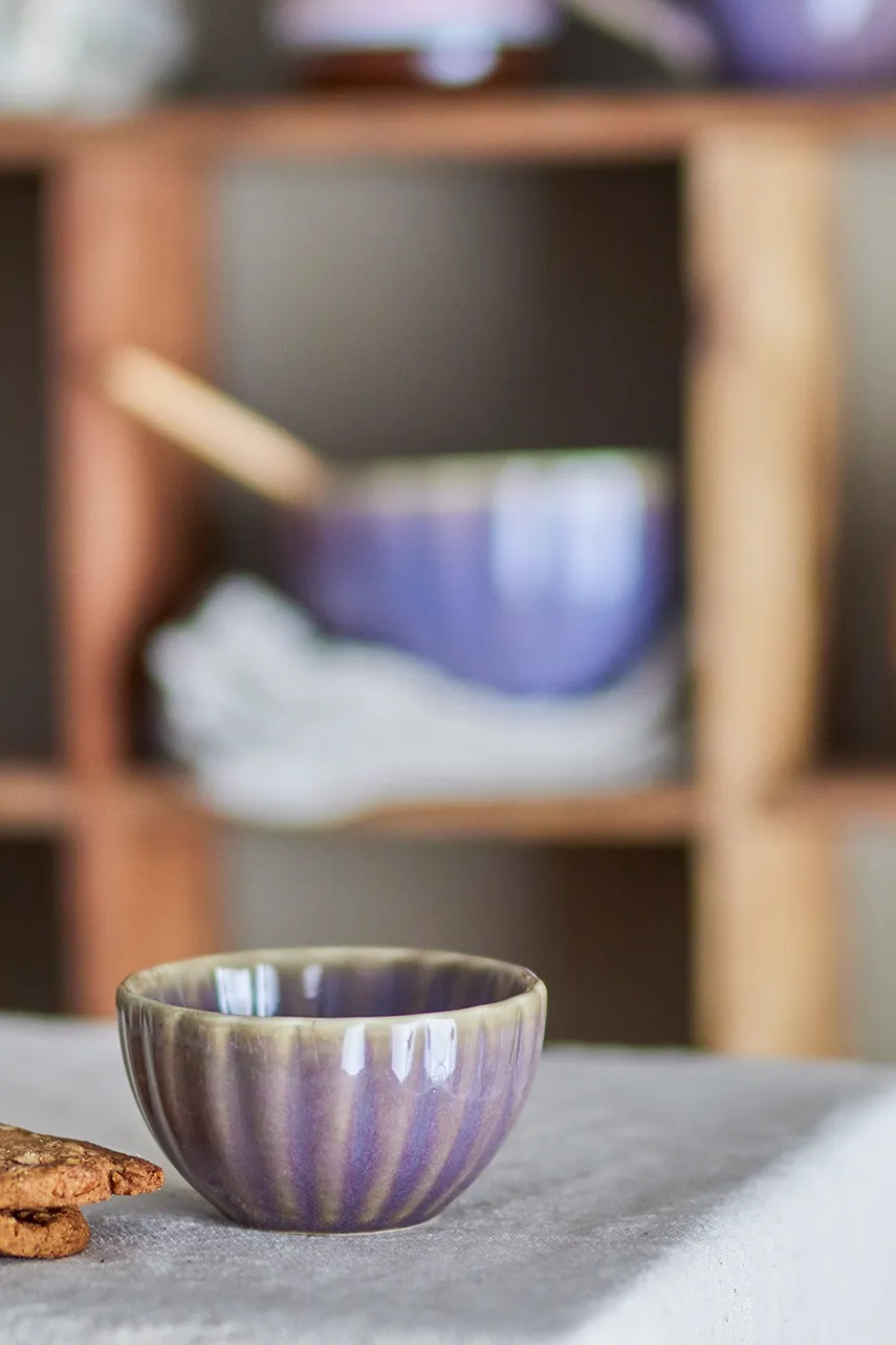 Σετ μπολ Bloomingville Latina 165 ml 6-pack χρώμα: μοβ φωτογραφία