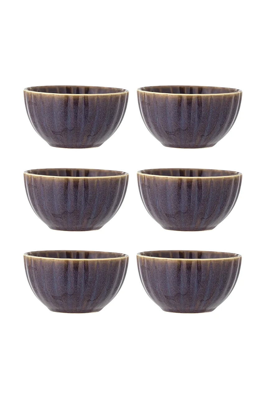 Bloomingville set de boluri Latina 400 ml 6-pack culoarea violet