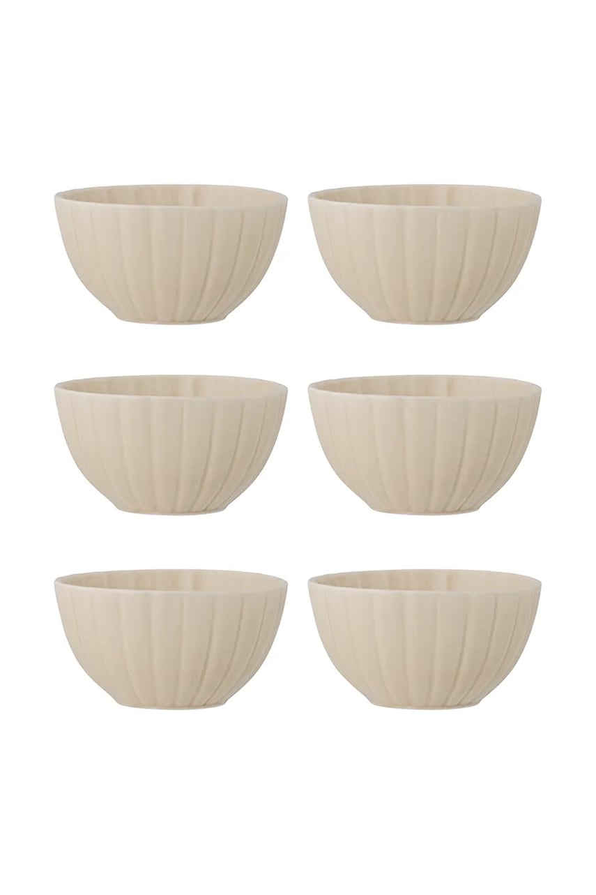 Bloomingville set de boluri Latina 165 ml 6-pack culoarea bej